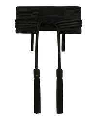 Valentino Valentino Womens Runway Silk Satin Rope Belt