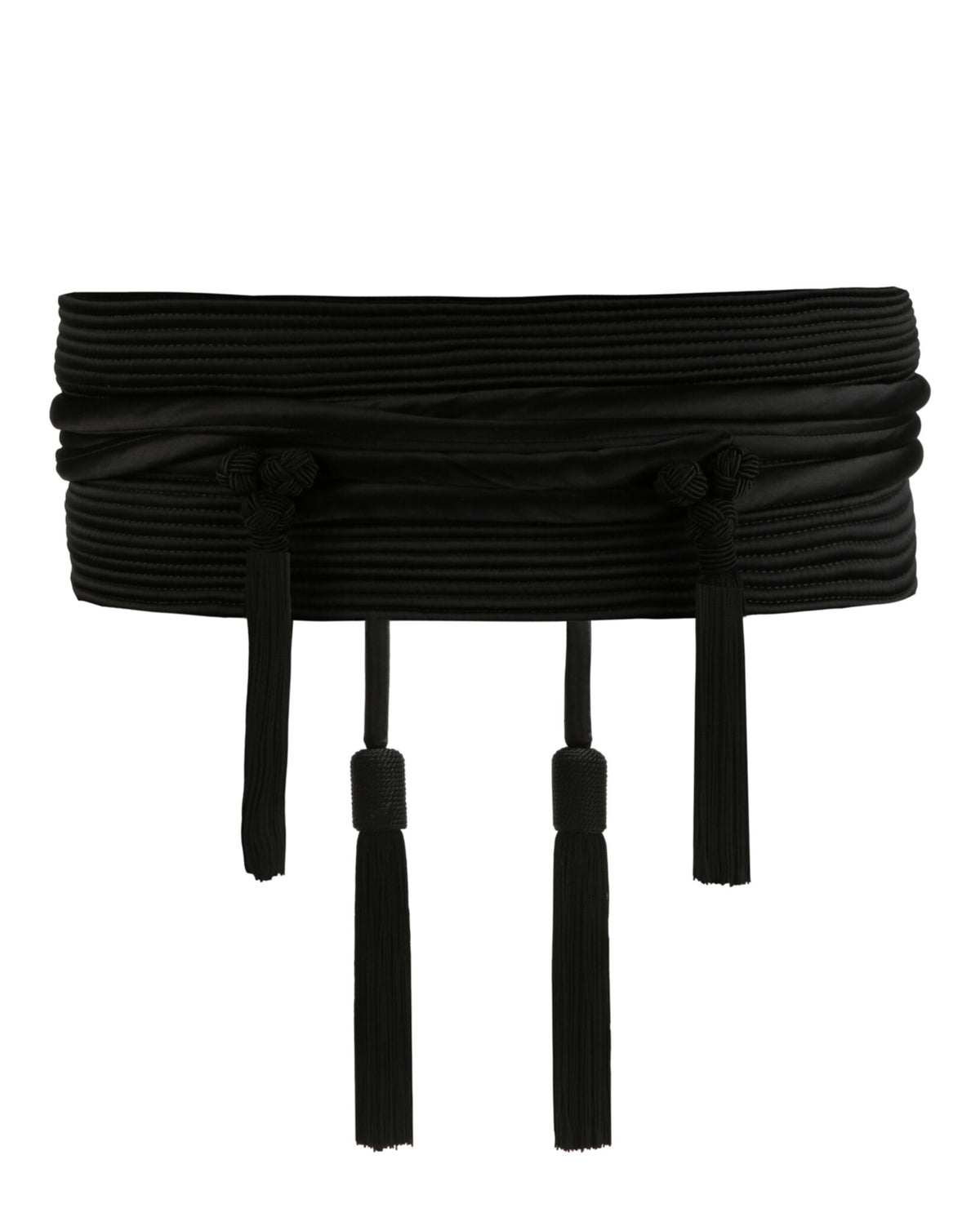 Valentino Valentino Womens Runway Silk Satin Rope Belt