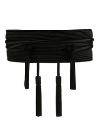 Valentino Valentino Womens Runway Silk Satin Rope Belt