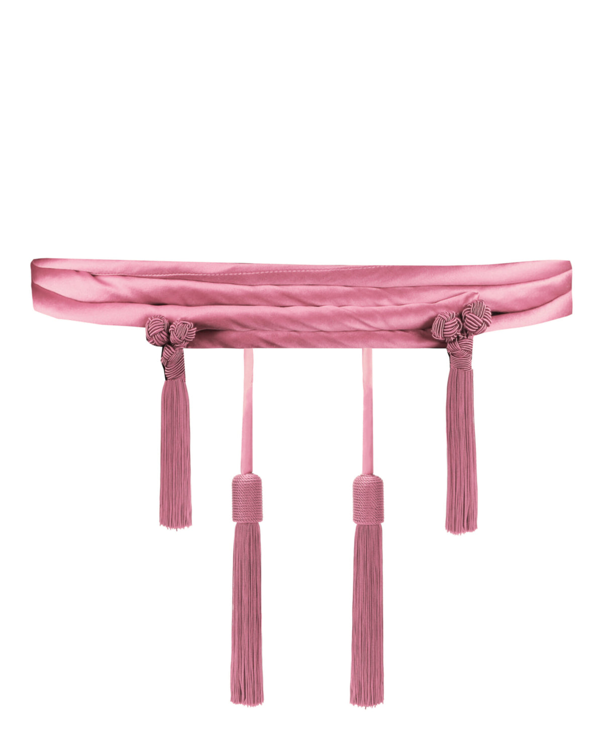Valentino Valentino Womens Runway Silk Satin Rope Belt