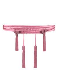 Valentino Valentino Womens Runway Silk Satin Rope Belt