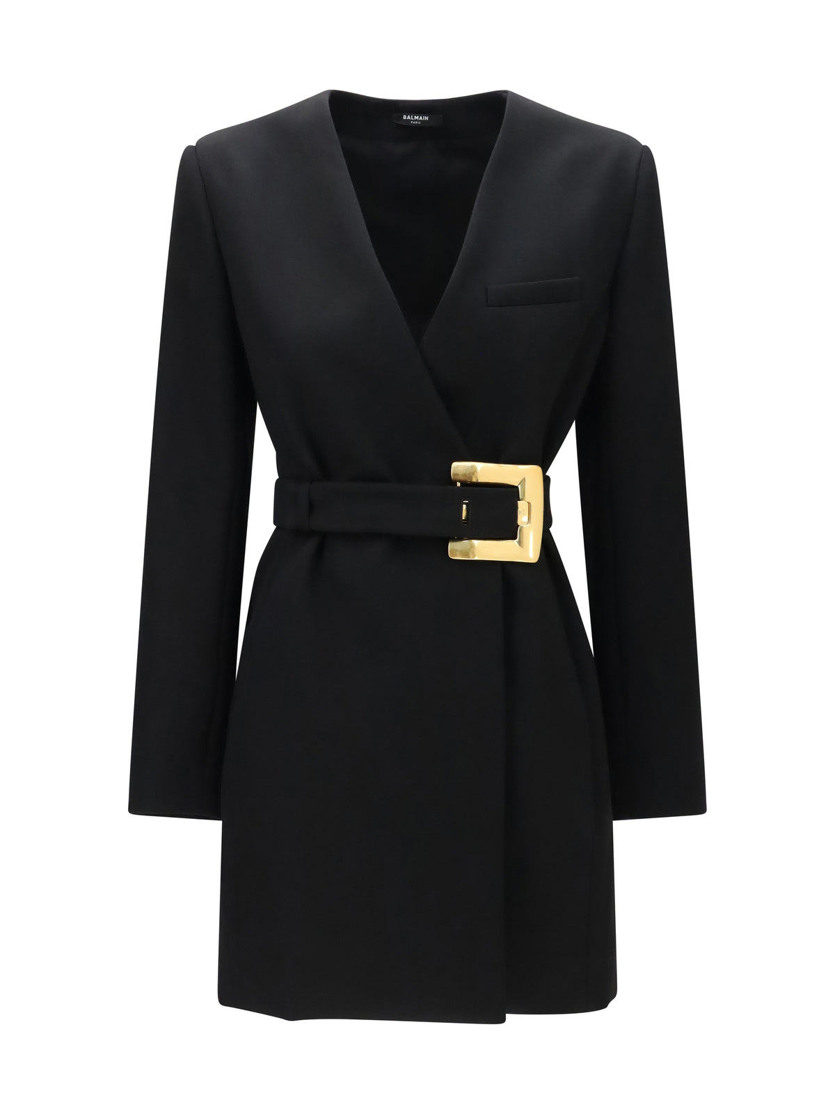 BALMAIN Balmain Women Grain De Poudre Blazer With Belt