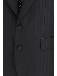 Dolce & Gabbana Men Striped Peak-Lapel Blazer