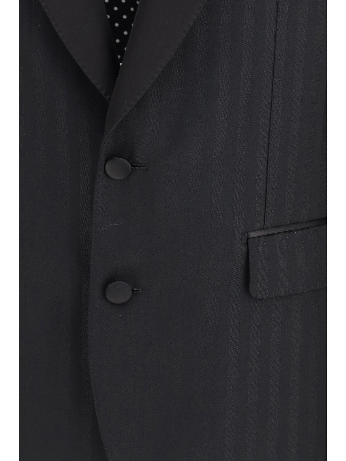 Dolce & Gabbana Men Striped Peak-Lapel Blazer