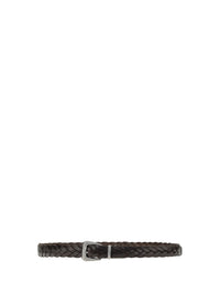 BRUNELLO CUCINELLI Brunello Cucinelli Women Braided Leather Belt