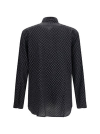 Tom Ford Men Silk Crêpe De Chine Polka-Dot Shirt