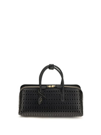 Alaïa Women Small Delta Nabuk Handbag