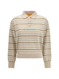 GUEST IN RESIDENCE Guest In Residence Women College Striped Polo Sweater