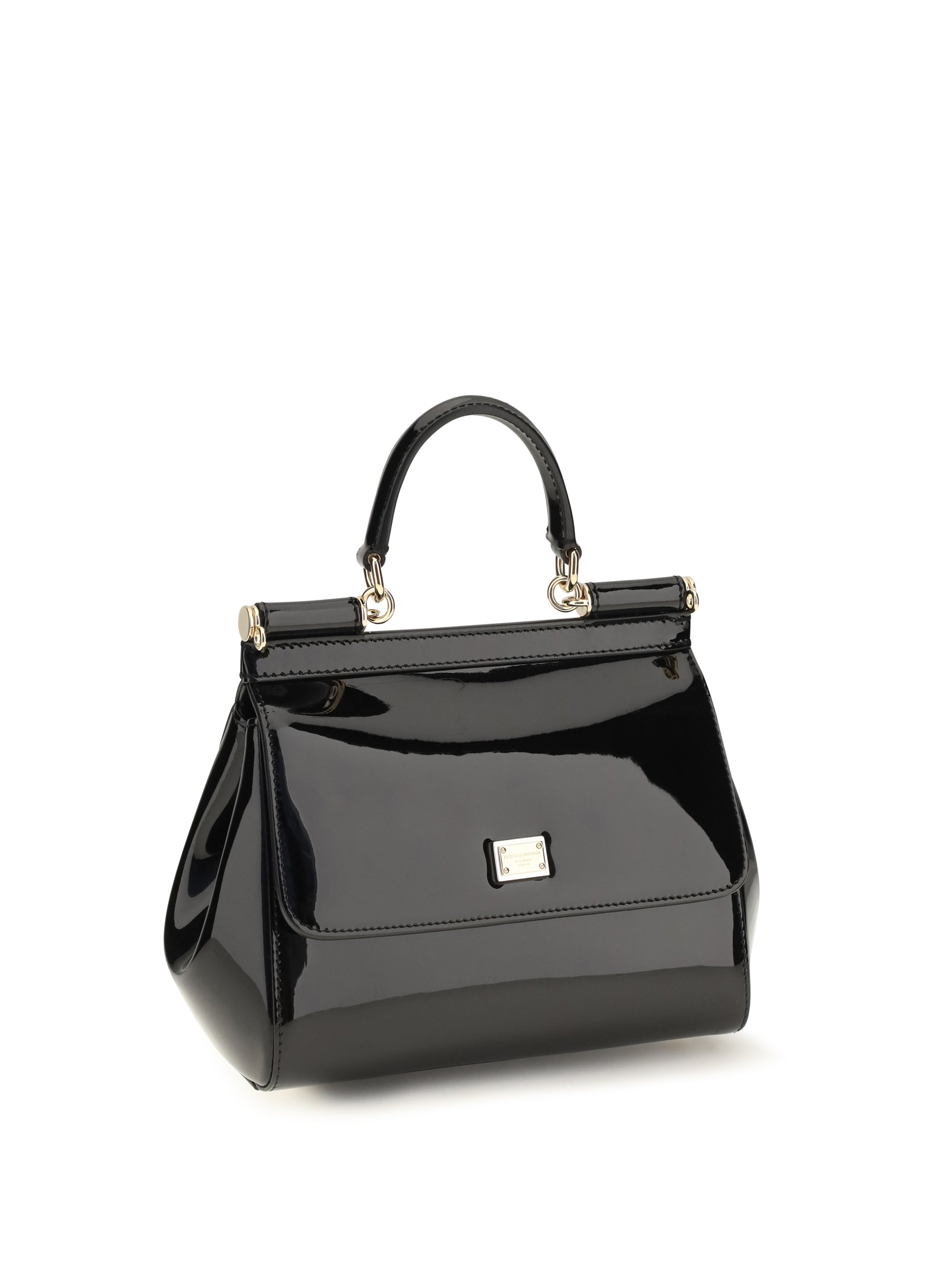 DOLCE & GABBANA Dolce & Gabbana Women Small Sicily Patent Leather Handbag