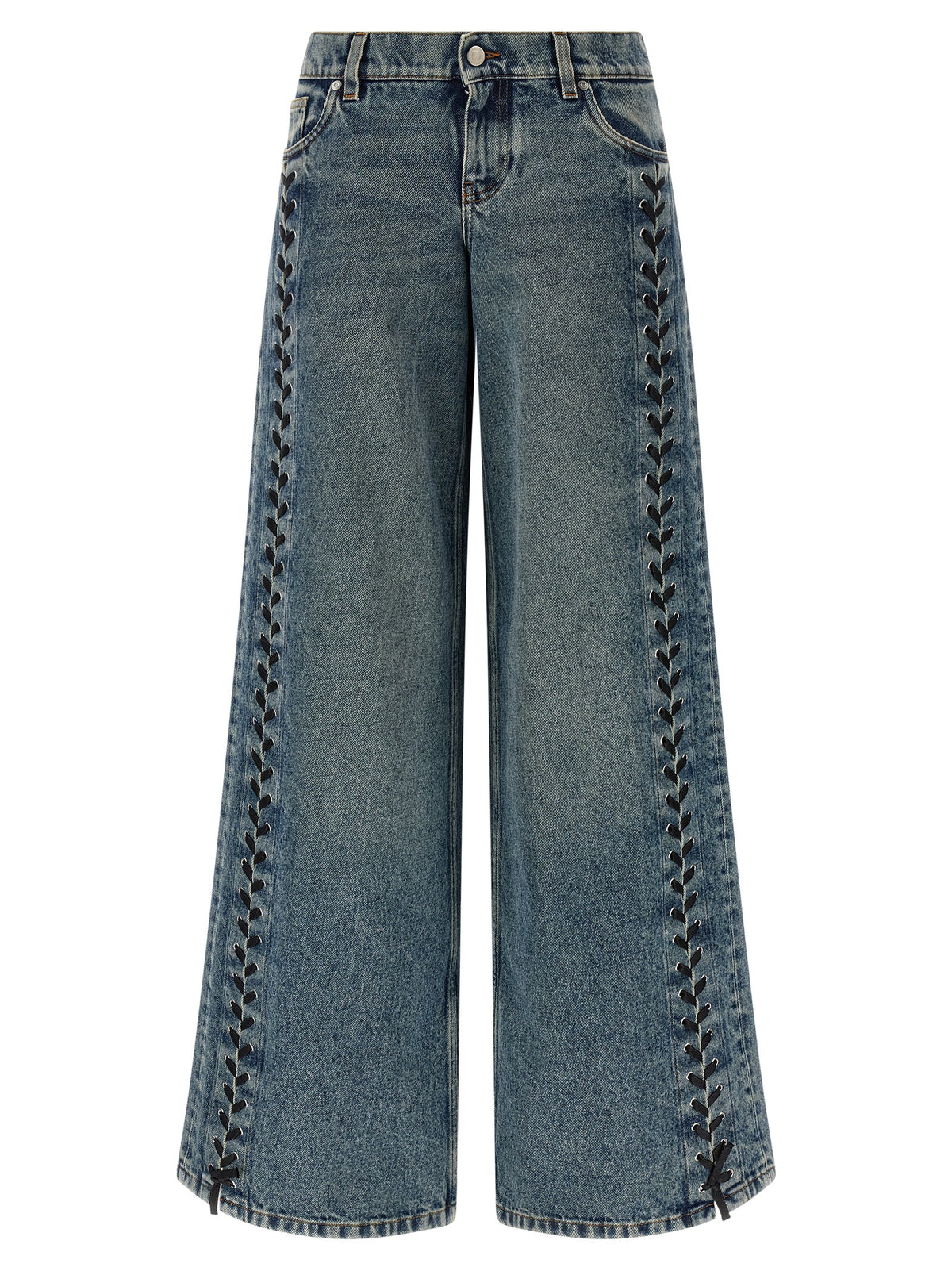 STELLA MCCARTNEY Stella Mccartney Women Lace-Up Jeans