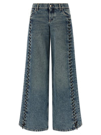 STELLA MCCARTNEY Stella Mccartney Women Lace-Up Jeans