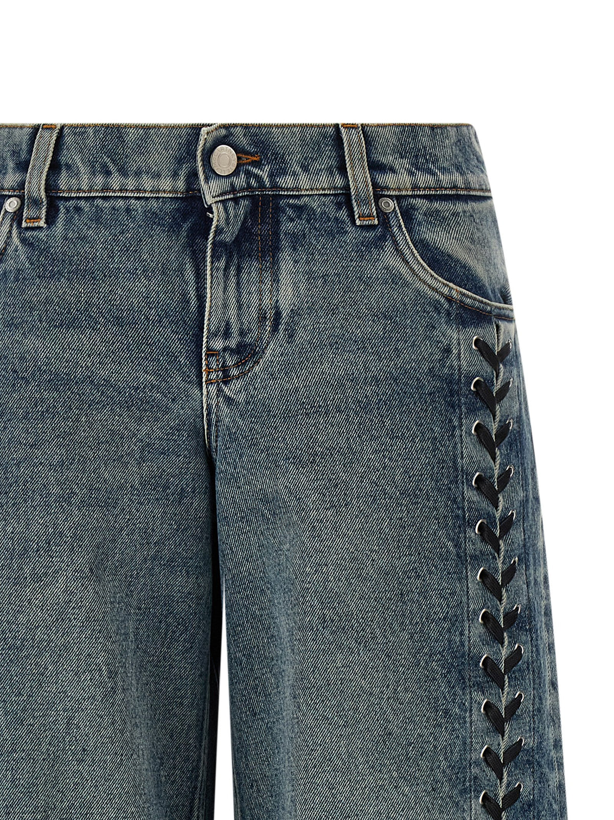STELLA MCCARTNEY Stella Mccartney Women Lace-Up Jeans