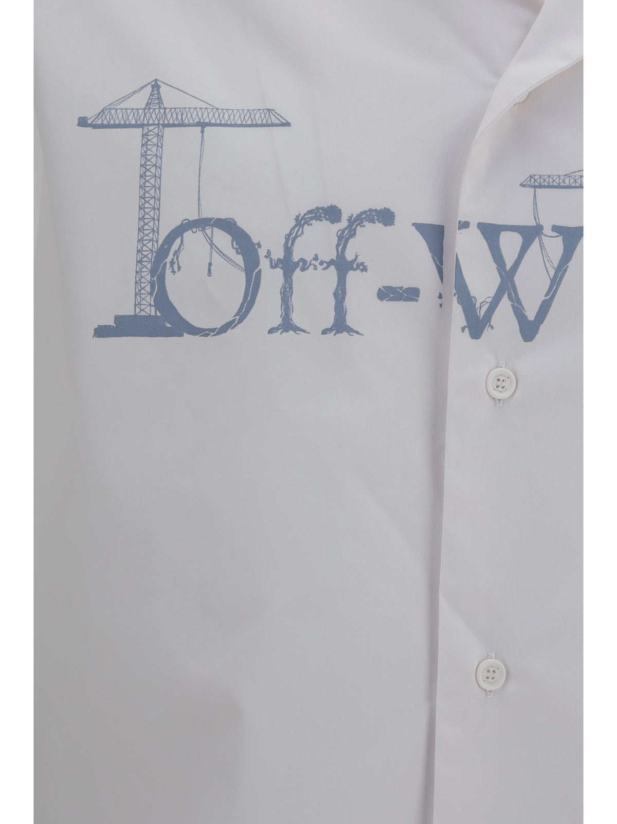 Off-White Men City Nature Bowling Shirt