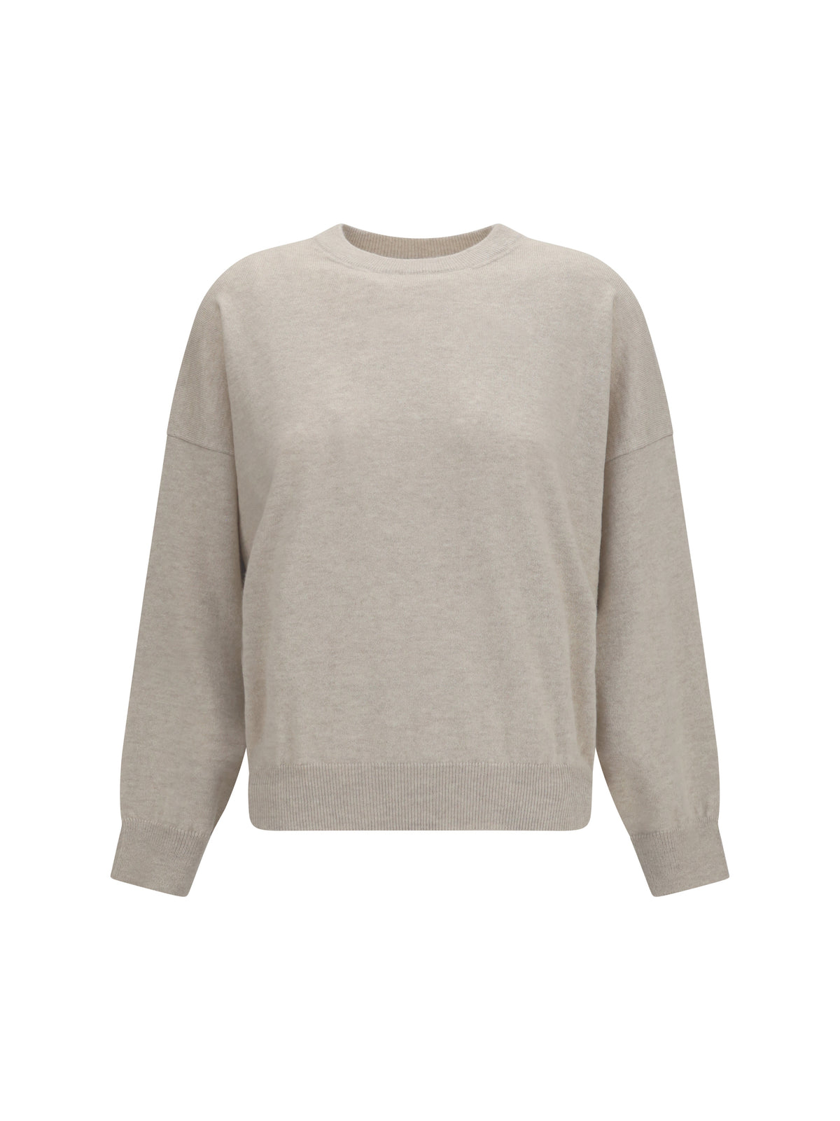 Brunello Cucinelli Women Cashmere Sweater With Monili Chain