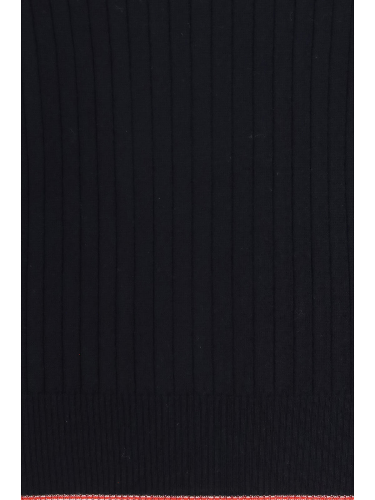 THOM BROWNE Thom Browne Men Crewneck Cotton Knit Sweater With 4-Bar Detail