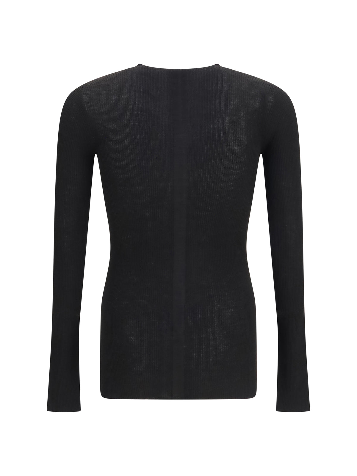 RICK OWENS Rick Owens Men Slim Ribbed Long-Sleeve Sweater