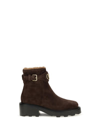 Valentino Garavani Women Vlogo Signature Leather Ankle Boots