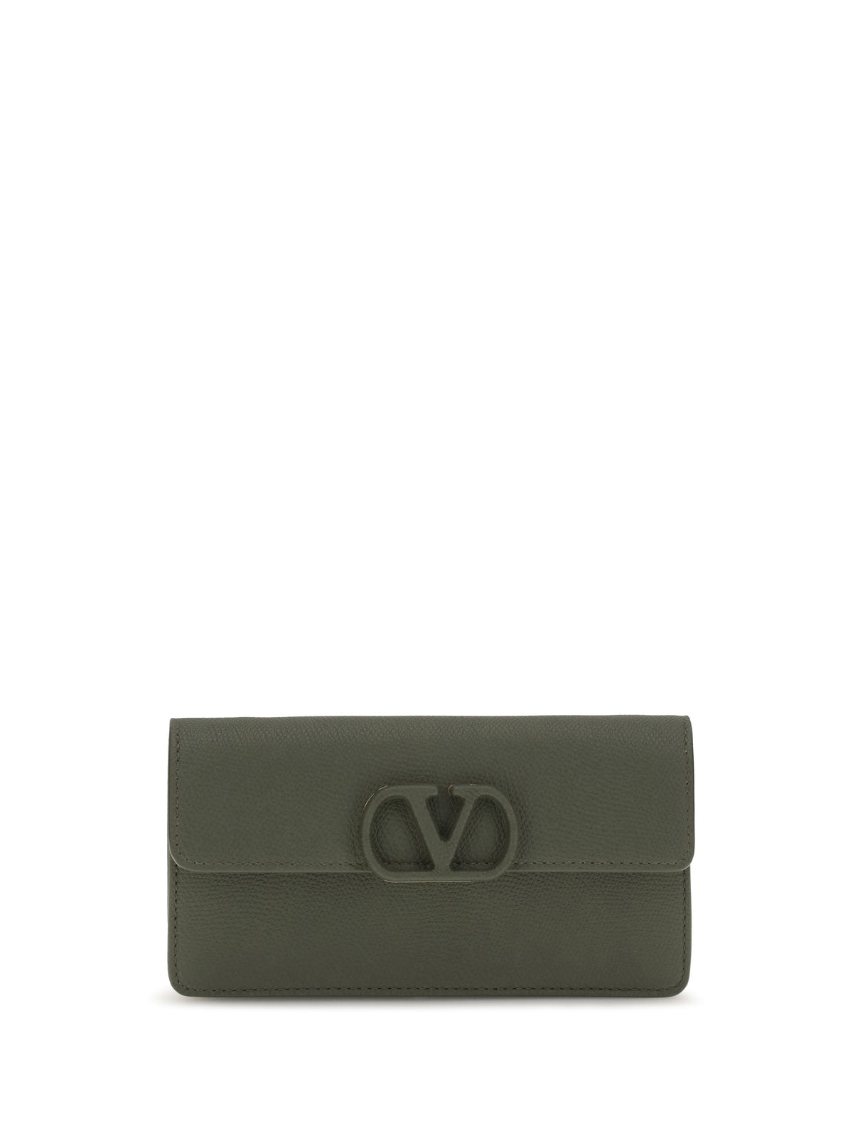 VALENTINO GARAVANI Valentino Garavani Women Vlogo Signature Grainy Calfskin Chain Wallet