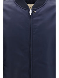 VALENTINO Valentino Men Nylon Jacket With Ruffles