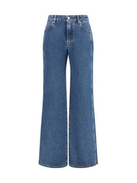 BALMAIN Balmain Women Straight Wide-Leg Jeans
