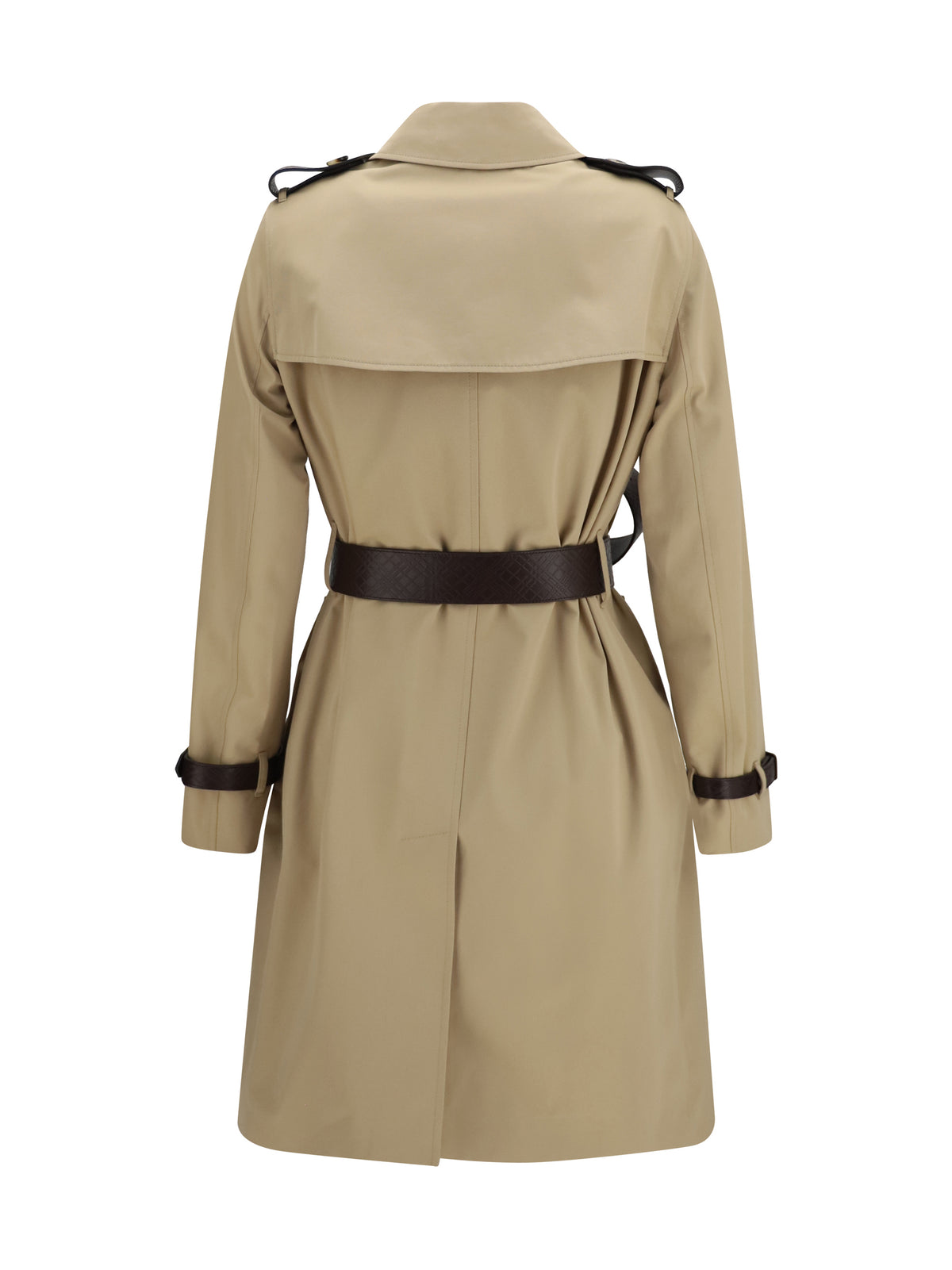 BURBERRY Burberry Women Kensington Midi Leather Trench