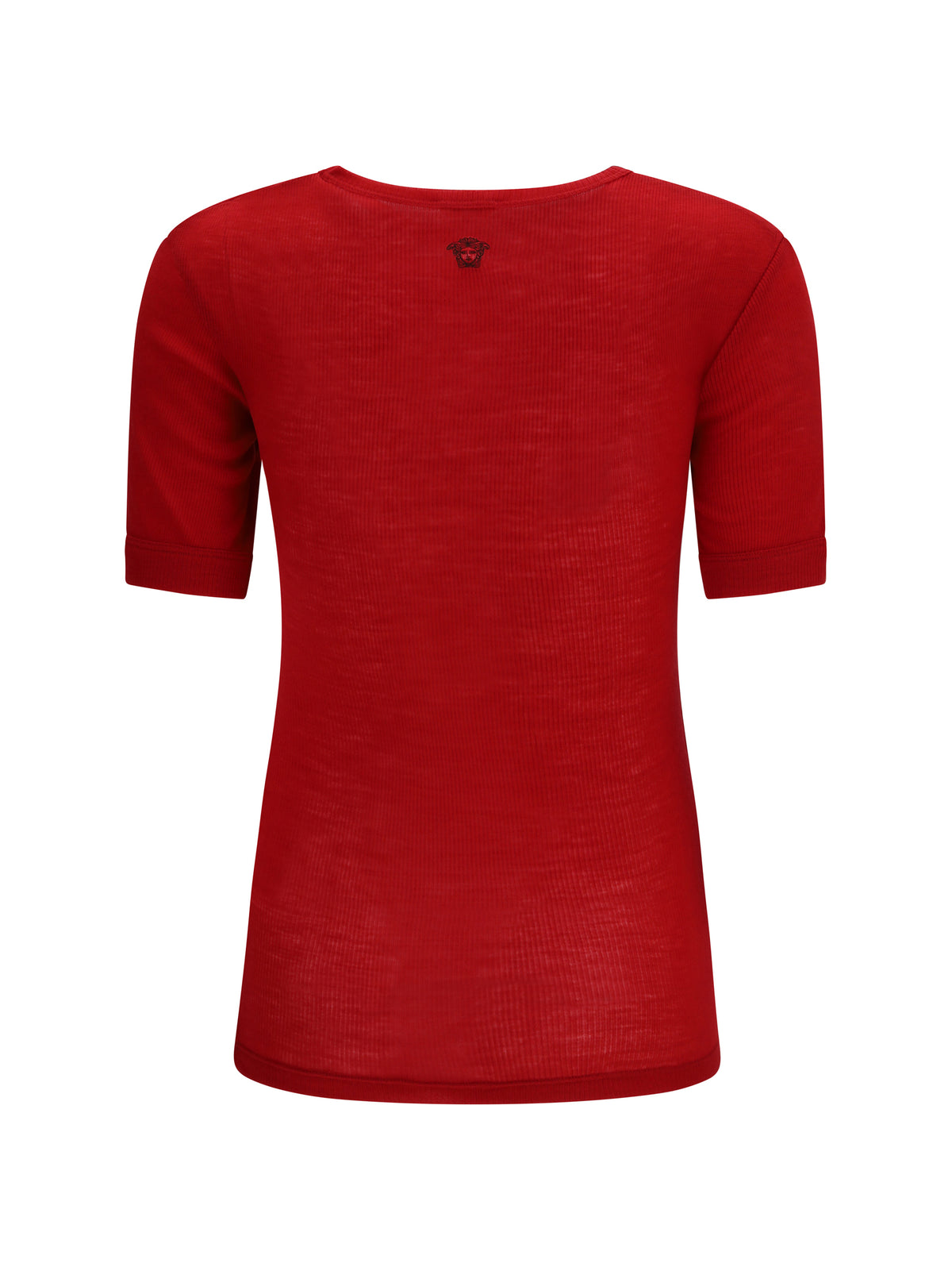 Versace Women Ribbed Knit T-Shirt