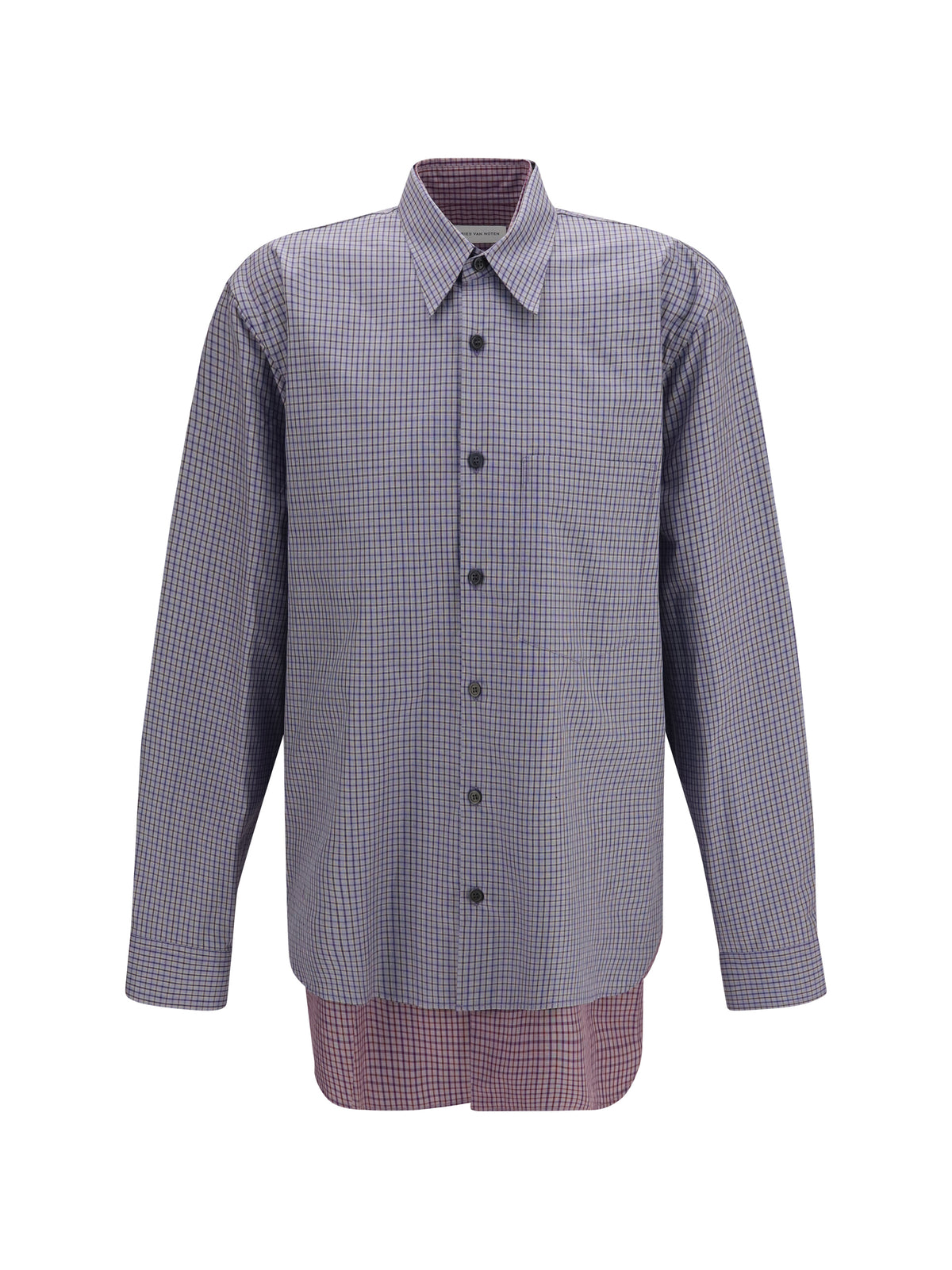 DRIES VAN NOTEN Dries Van Noten Men Camber Double-Layer Shirt