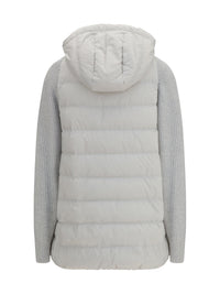 Brunello Cucinelli Women Long Monili Chain Puffer Jacket