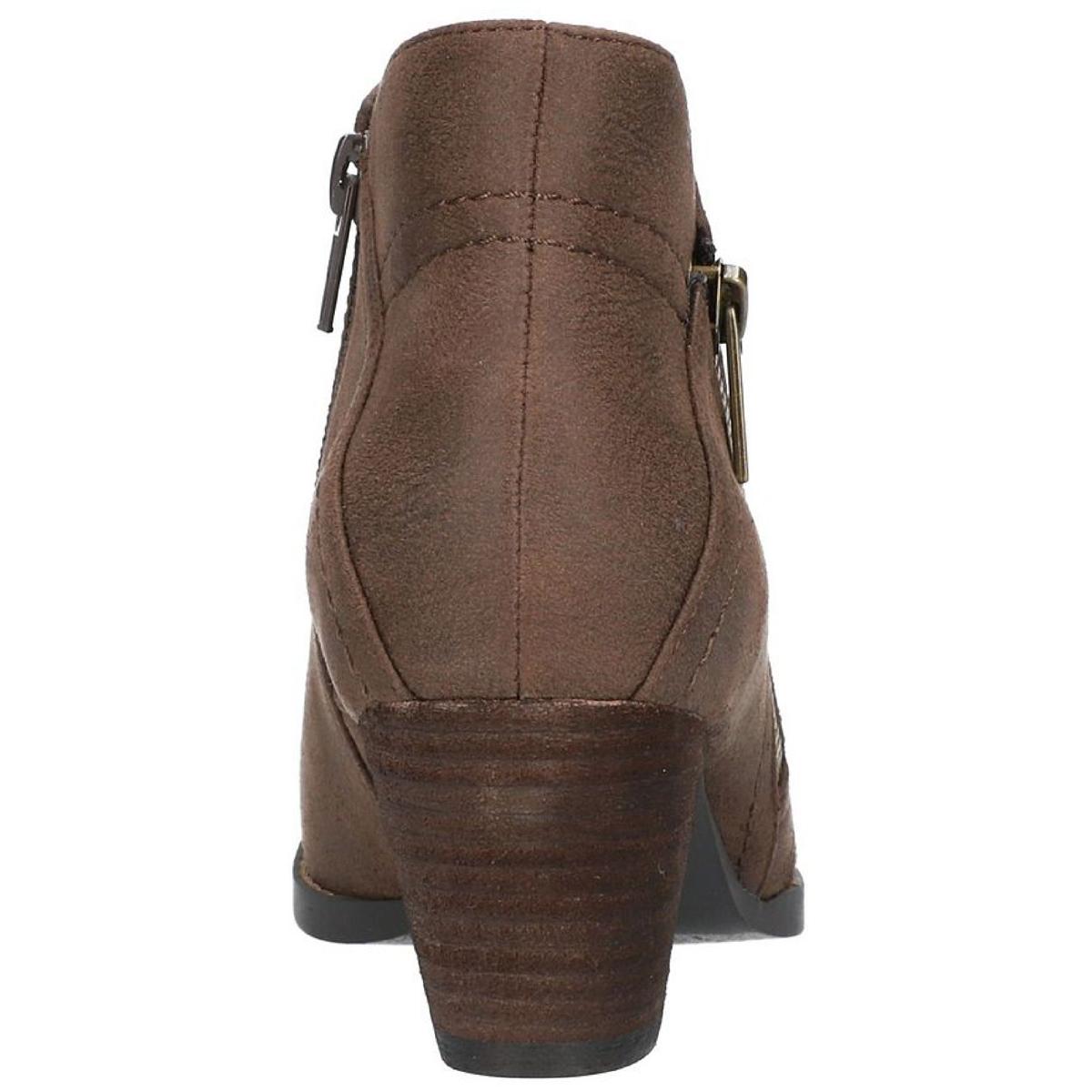 Bobbi Womens Solid Man Made Booties