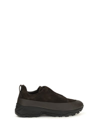 Zegna Men Triple Stitch™ Monte Leather And Suede Sneakers