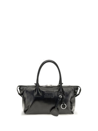 Miu Miu Women Glossy Leather Handbag