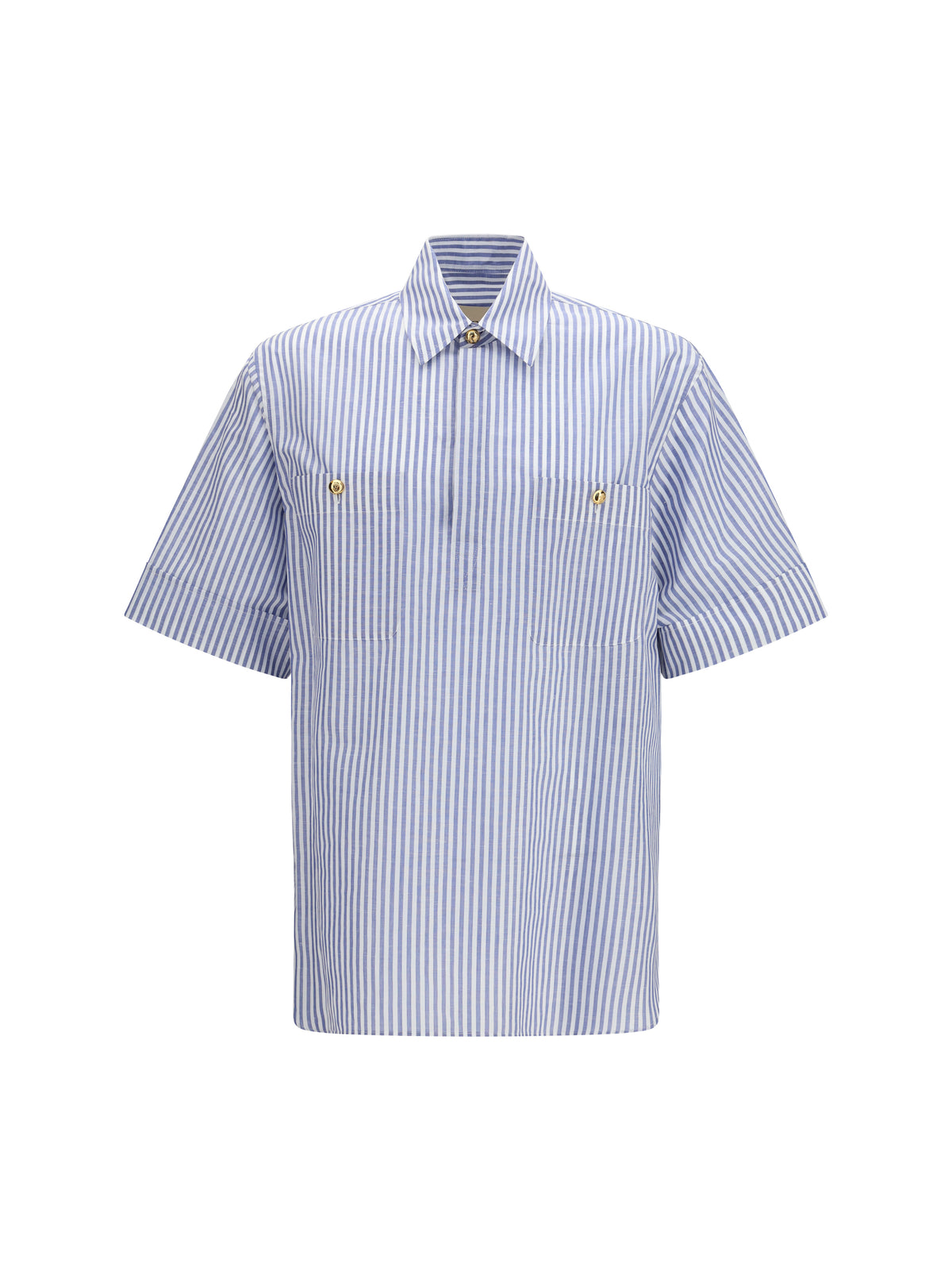 VALENTINO Valentino Men Short-Sleeve Shirt With Logo Buttons