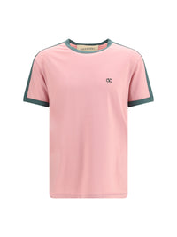 VALENTINO Valentino Men Embroidered Logo Cotton-Jersey T-Shirt