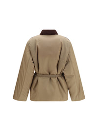 Versace Women Responsible Jacket In Nylon Twill