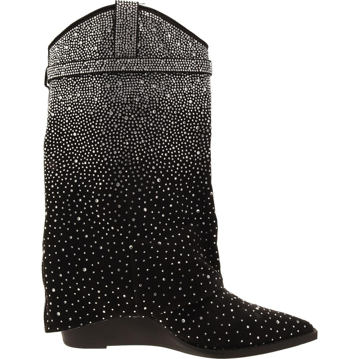 Joe-R Womens Rhinestone Square Toe Cowboy, Western Boots