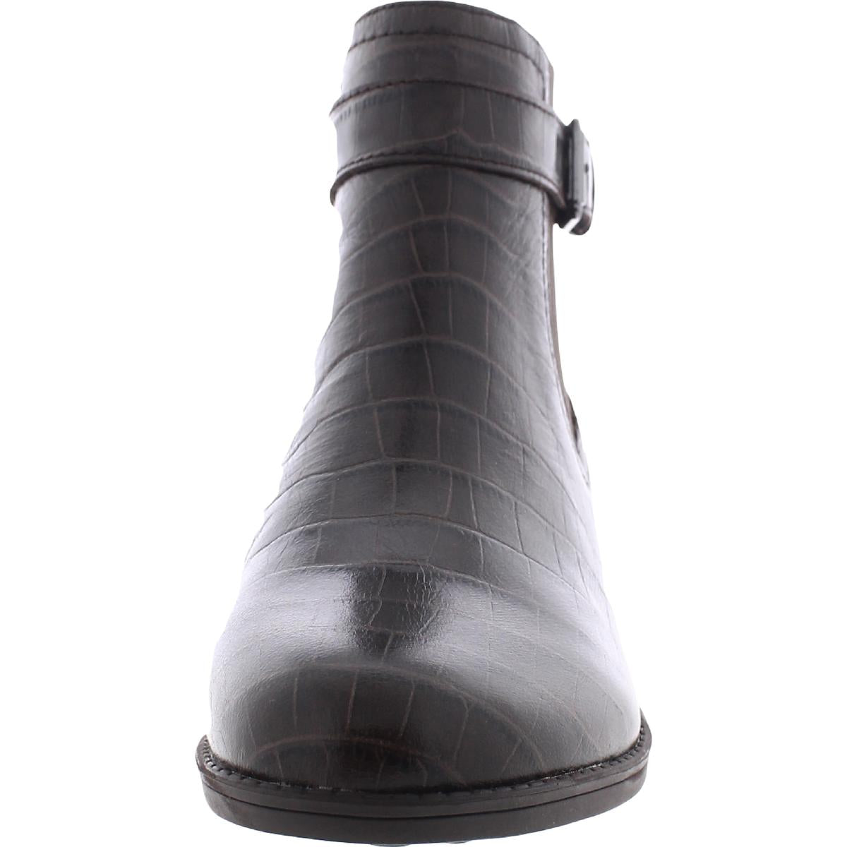 Rae Womens Zipper Ankle Boots