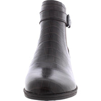 Rae Womens Zipper Ankle Boots