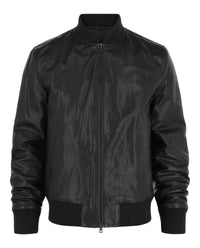 Slowear Mens Montedoro Leather Bomber Jacket