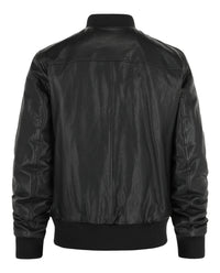Slowear Mens Montedoro Leather Bomber Jacket