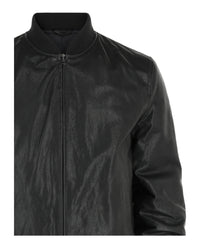 Slowear Mens Montedoro Leather Bomber Jacket