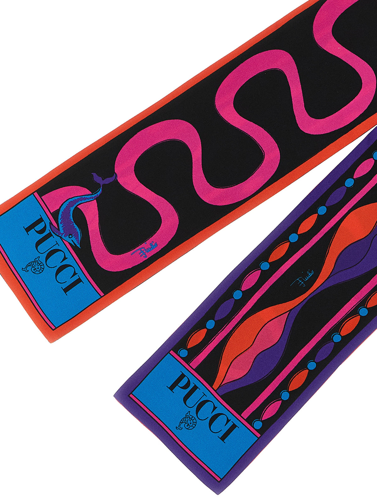 Emilio Pucci Women Multicolor Print Mix Scarf