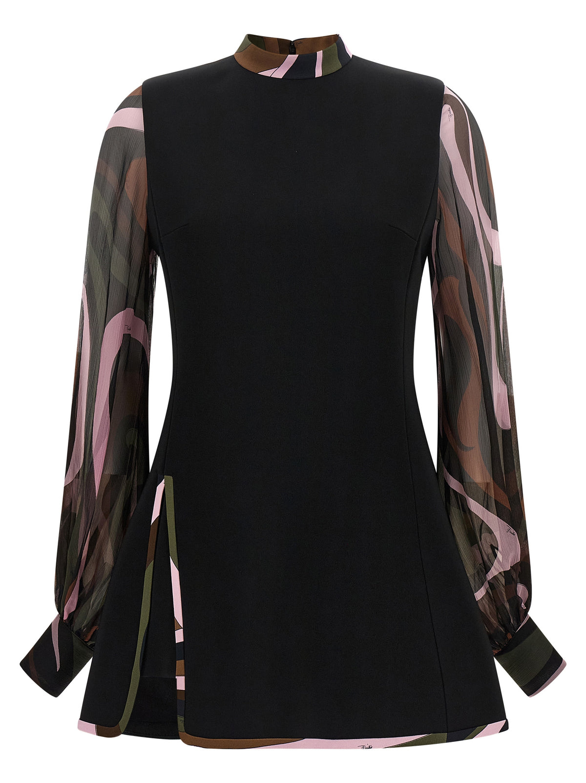 Emilio Pucci Women Black 'Marmo' Cady Dress