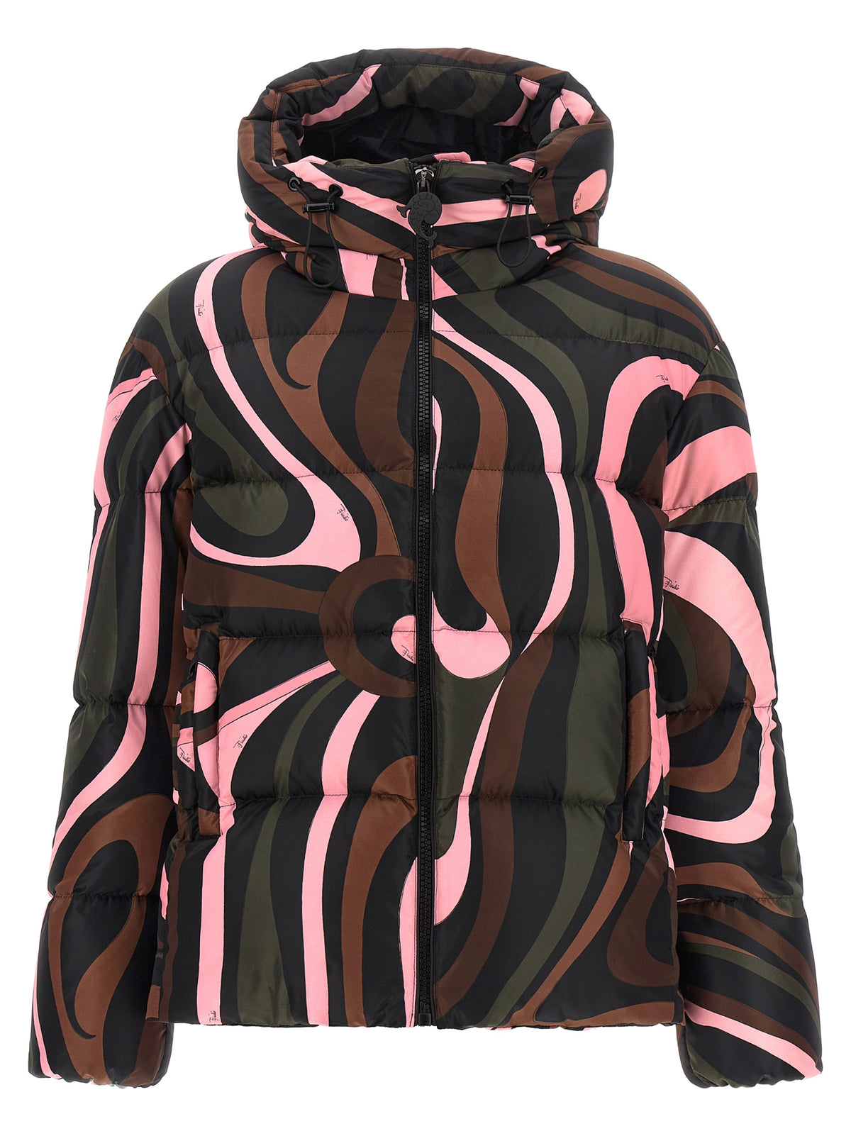Emilio Pucci Women Multicolor 'Marmo' Down Jacket