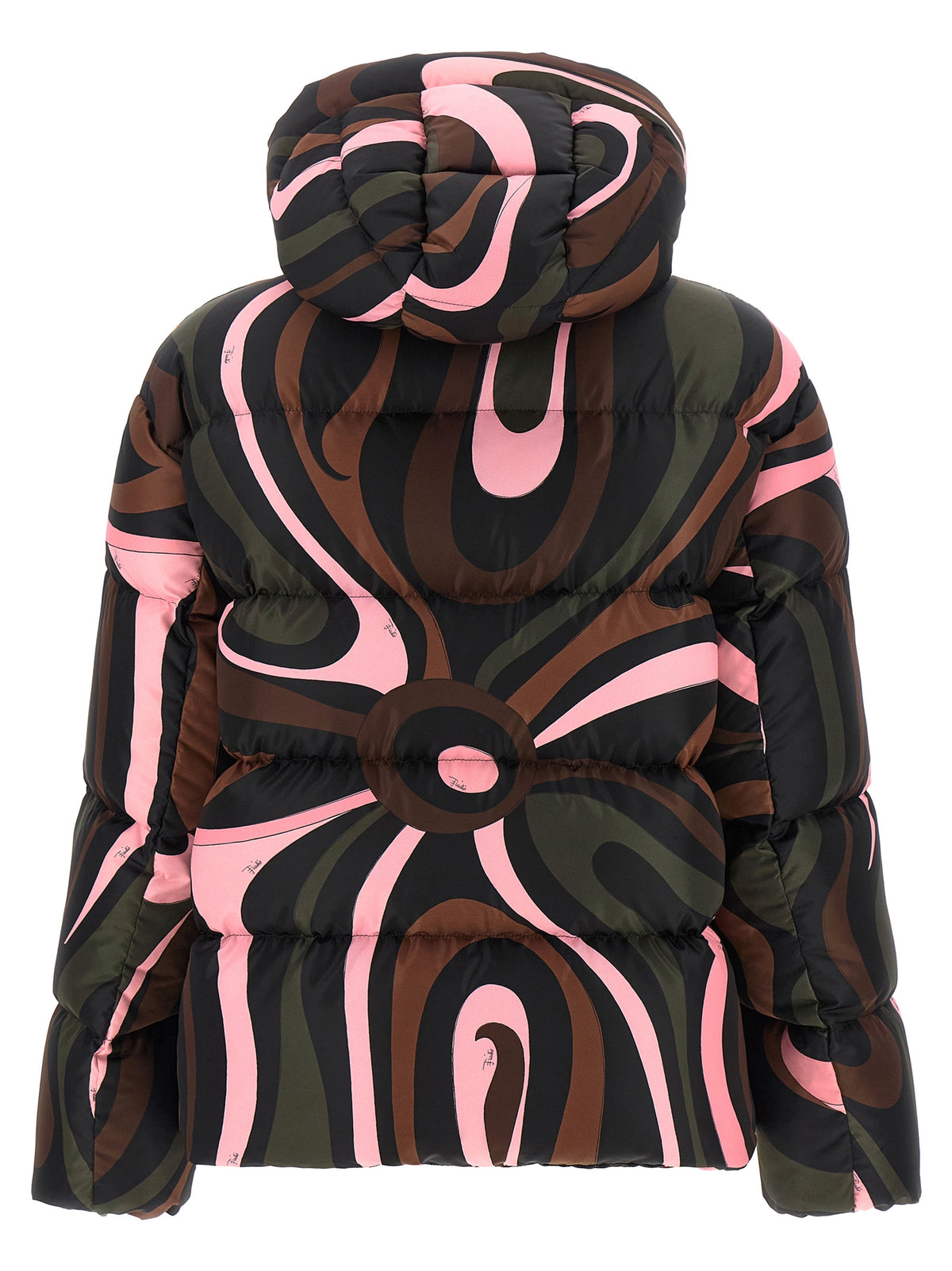 Emilio Pucci Women Multicolor 'Marmo' Down Jacket