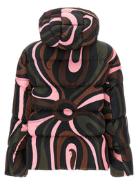 Emilio Pucci Women Multicolor 'Marmo' Down Jacket