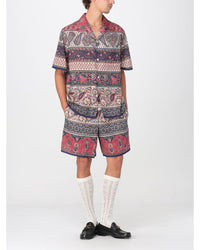 Valentino Shirt Paisley Print Men Multicolor