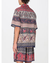 Valentino Shirt Paisley Print Men Multicolor
