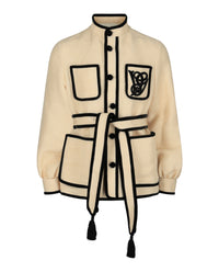 Valentino Valentino Mens Double-Breasted Long Blazer