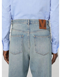 Valentino Relaxed Fit Jeans Men Denim