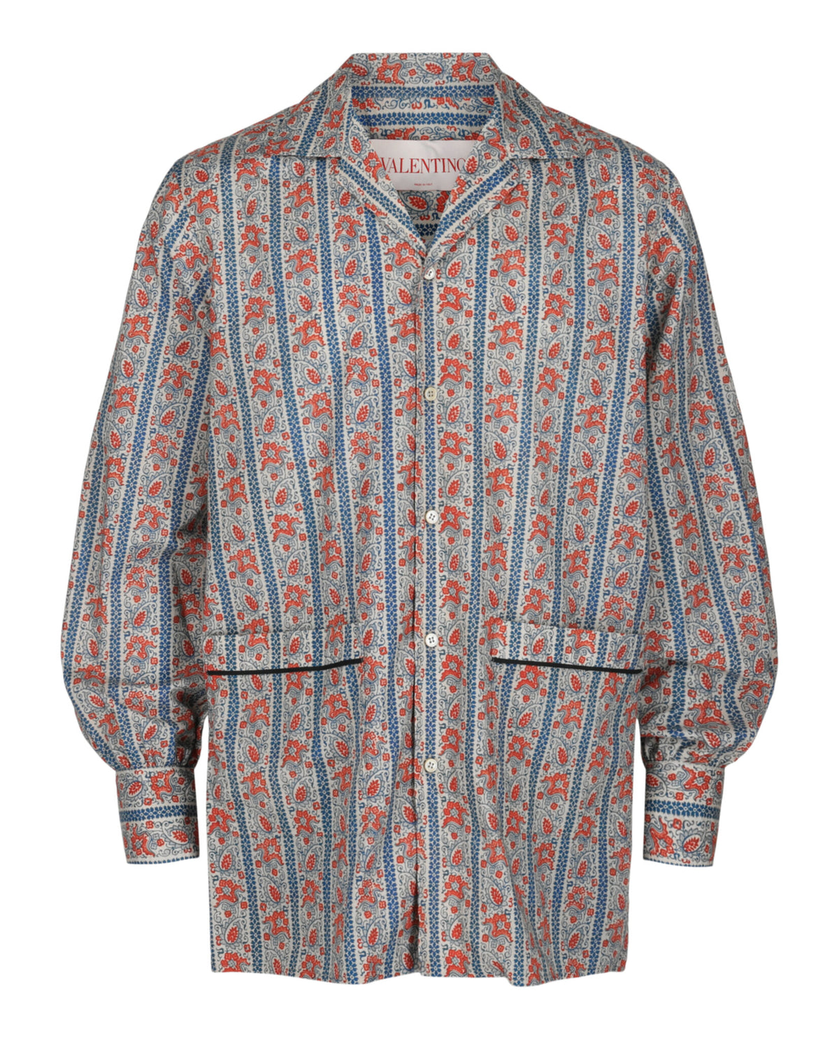 Valentino Valentino Mens Voyage Imaginaire Printed Pajama Shirt